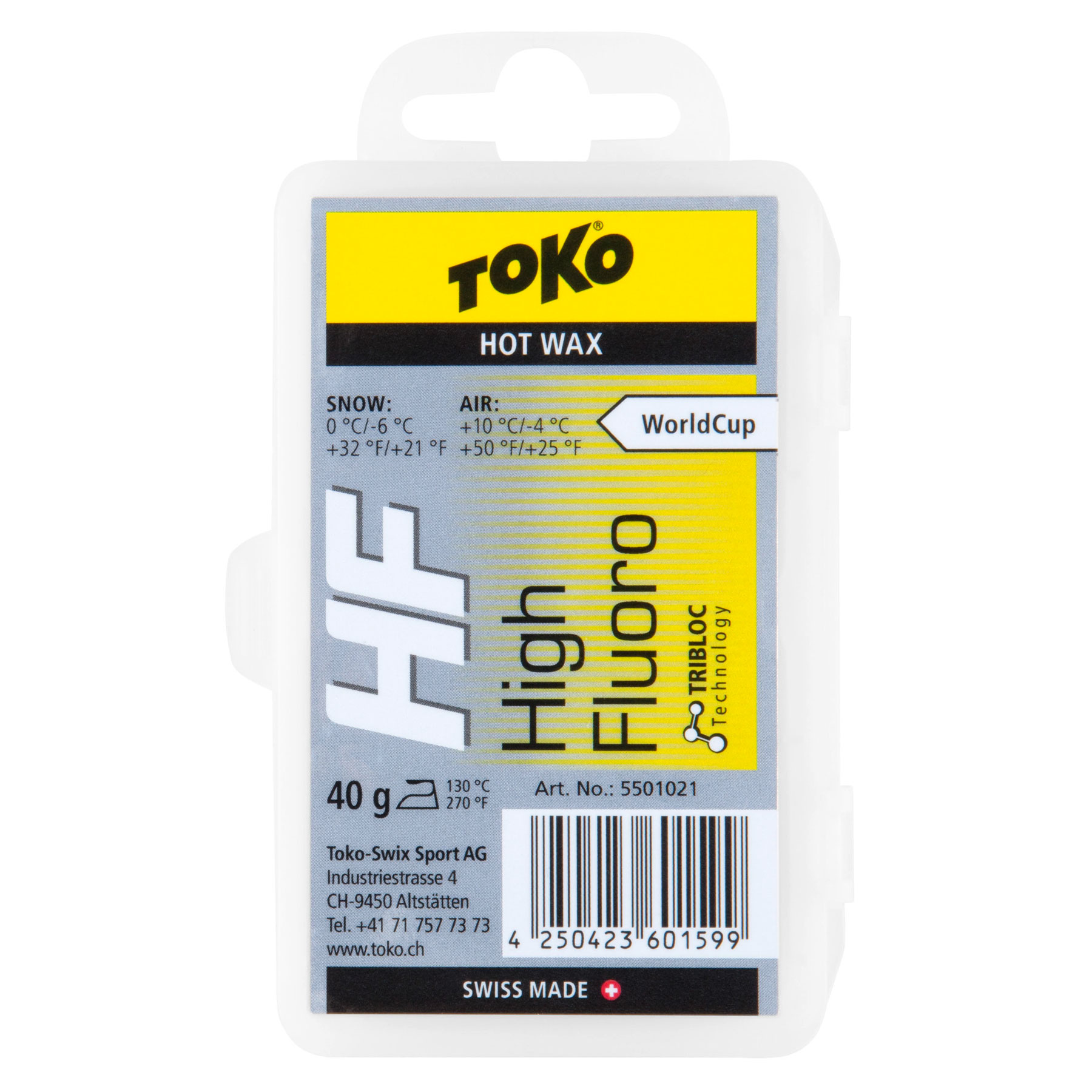 Toko HF Hot Wax Yellow 40g
