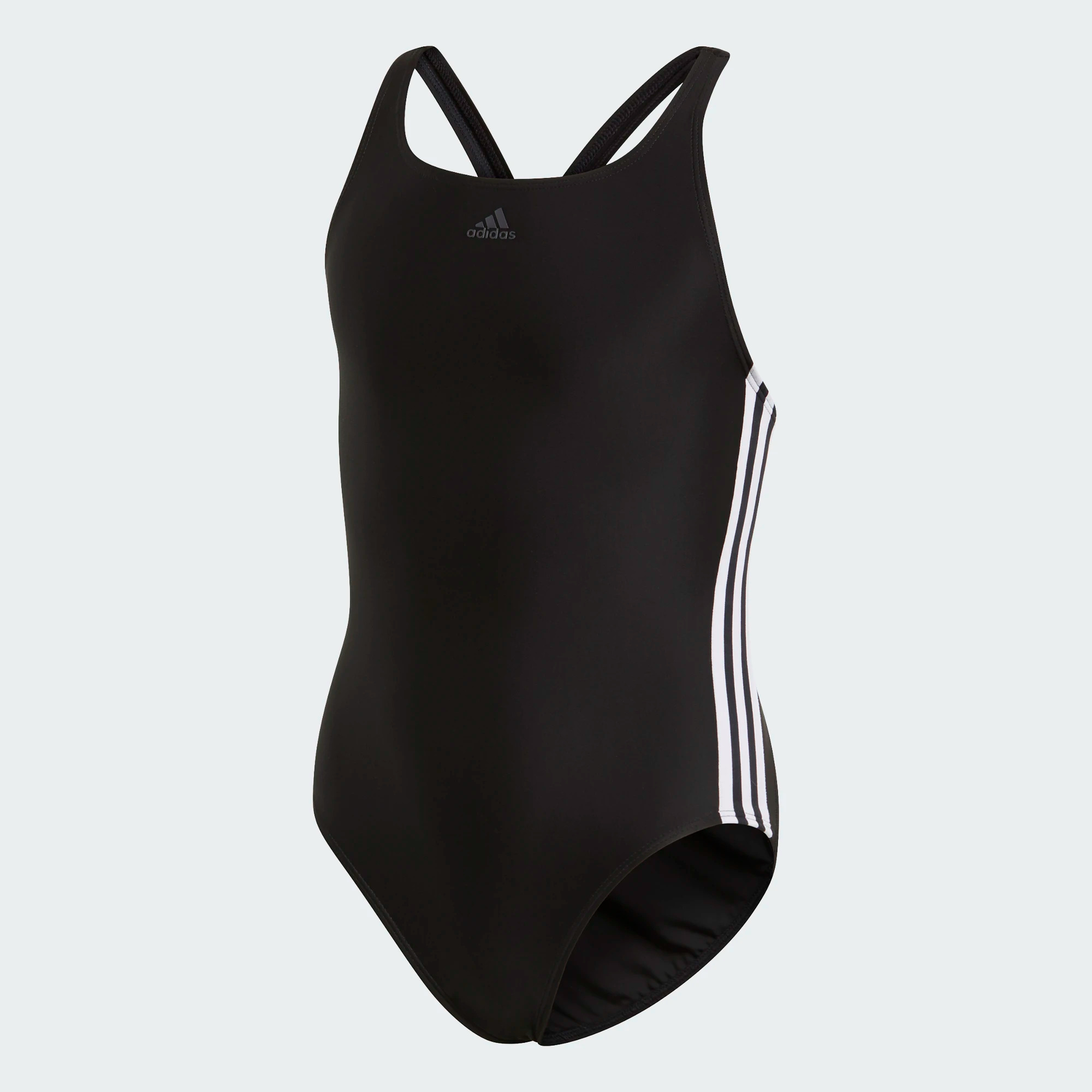 Adidas Athly V 3-Streifen Badeanzug für Mädchen